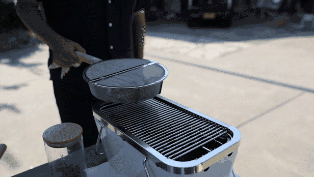 焙煎時の手網を動かすスピード